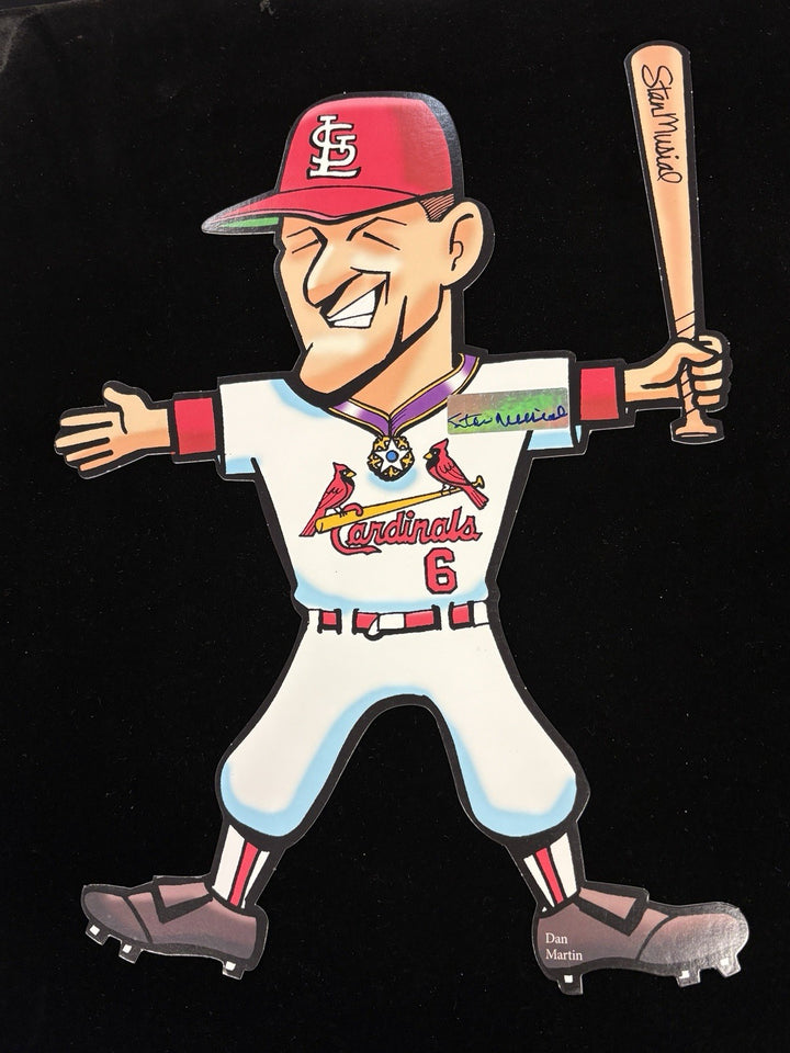 Stan Musial Signed Stand For Stan Commemorative 12x15 Cut Out