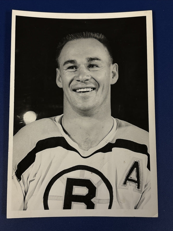 1960’s Reg Fleming Original Boston Bruins Team Photo 5x7
