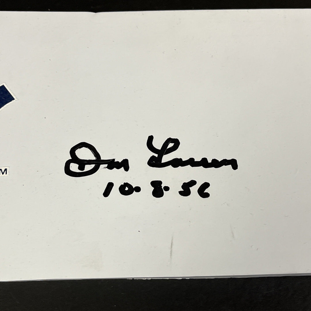 Don Larsen Signed Pitching Rubber MLB Authentic New York Yankees