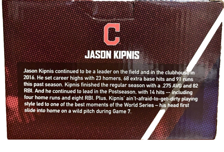 Jason Kipnis Bobblehead Cleveland Indians MLB Baseball SGA NIB