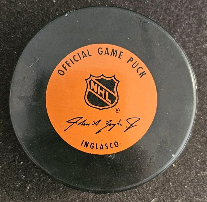 Andy Moog Autographed Official NHL Game Puck COA