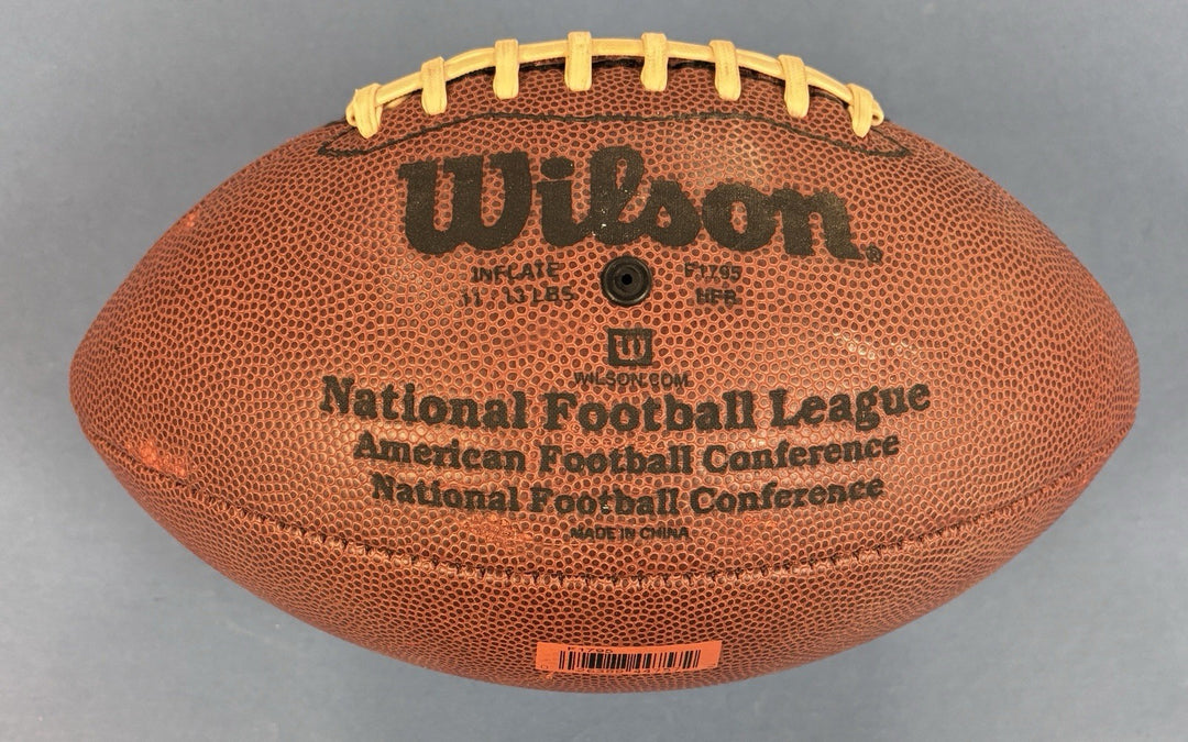 John Mackey HOF Signed Wilson Football Indianapolis Colts Sportsworld COA