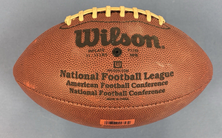 John Mackey HOF Signed Wilson Football Indianapolis Colts Sportsworld COA