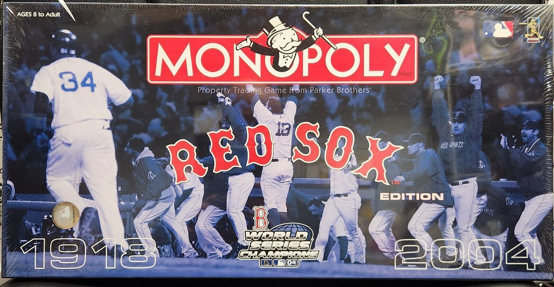 NIB Boston Red Sox Monopoly Edition 1918 - 2004 World Series Champions MLB (New)