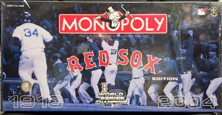 NIB Boston Red Sox Monopoly Edition 1918 - 2004 World Series Champions MLB (New)