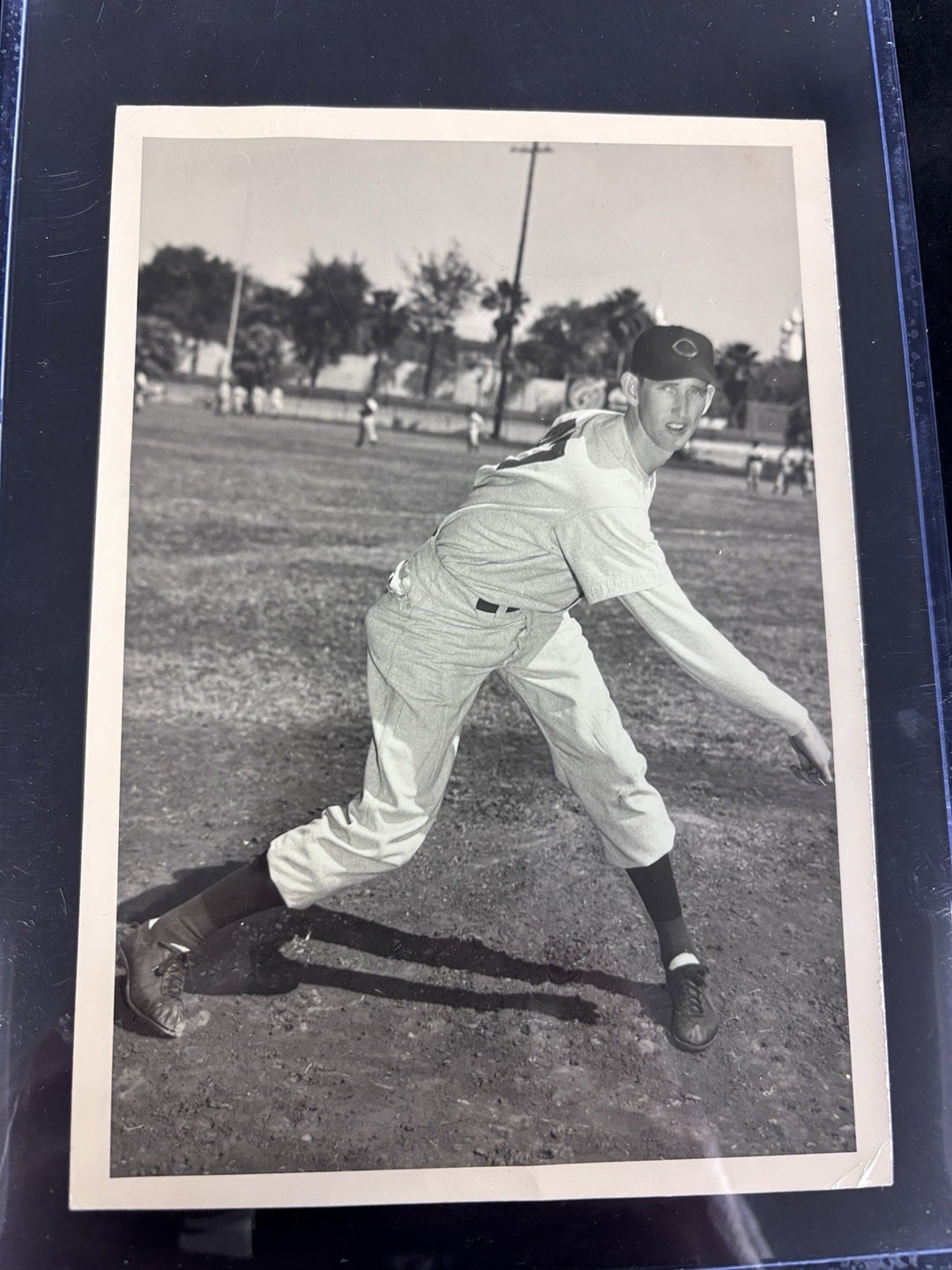 Ewell Blackwell Circa 1950’s Cincinatti Reds Team Issued Photo