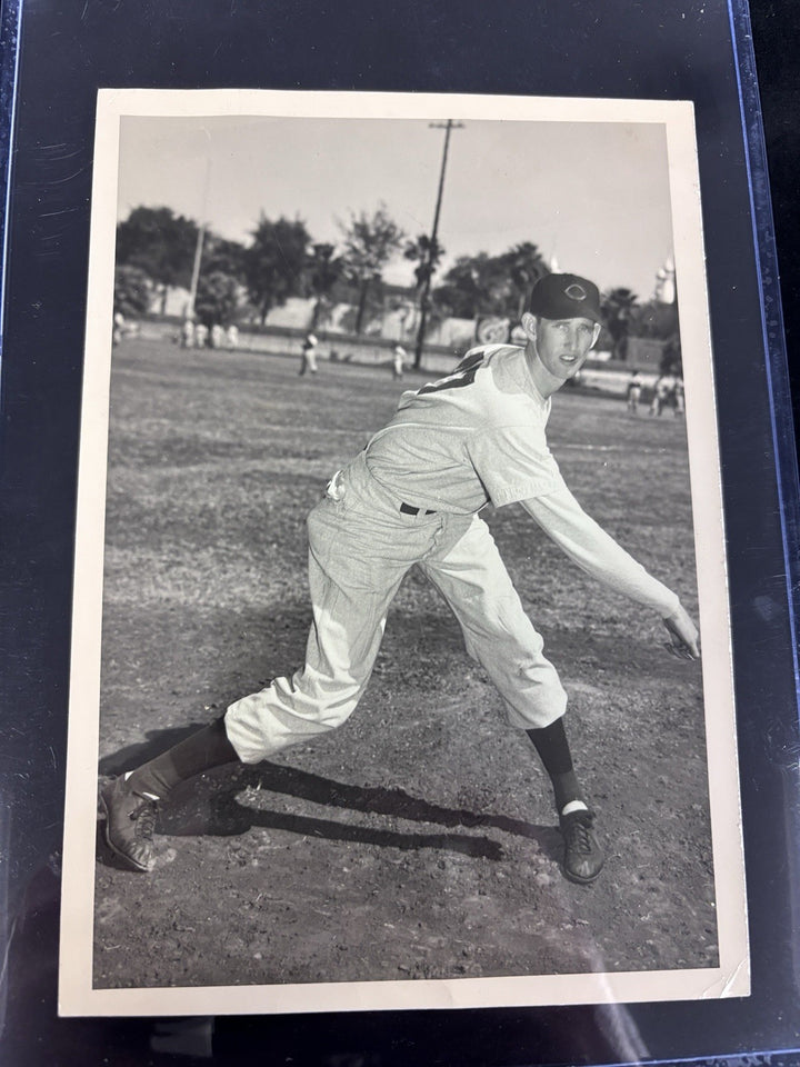 Ewell Blackwell Circa 1950’s Cincinatti Reds Team Issued Photo