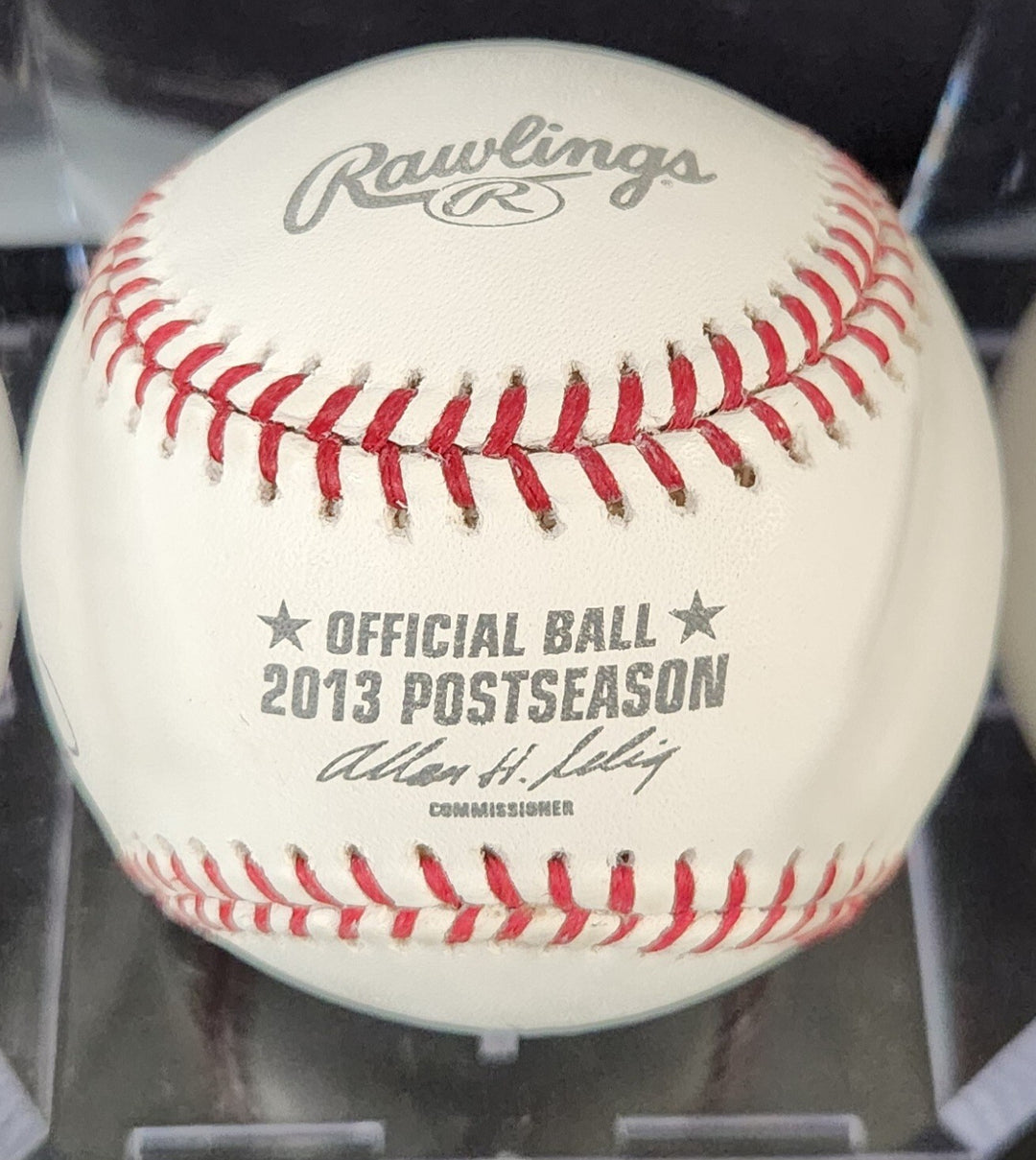 Charles Laquidara Signed Inscribed 2013 World Series Baseball WBCN Host COA