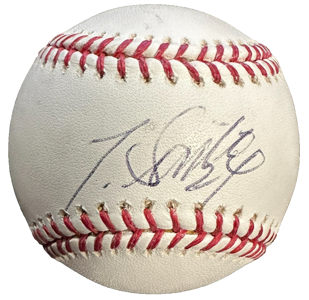 Takashi Saito Autographed Official Major League Baseball Dodgers Red Sox