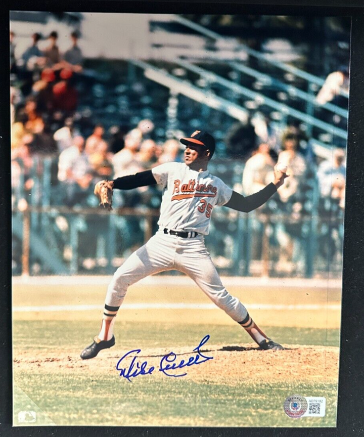 Mike Cuellar Autographed 8x10 Photo Baltimore Orioles BAS