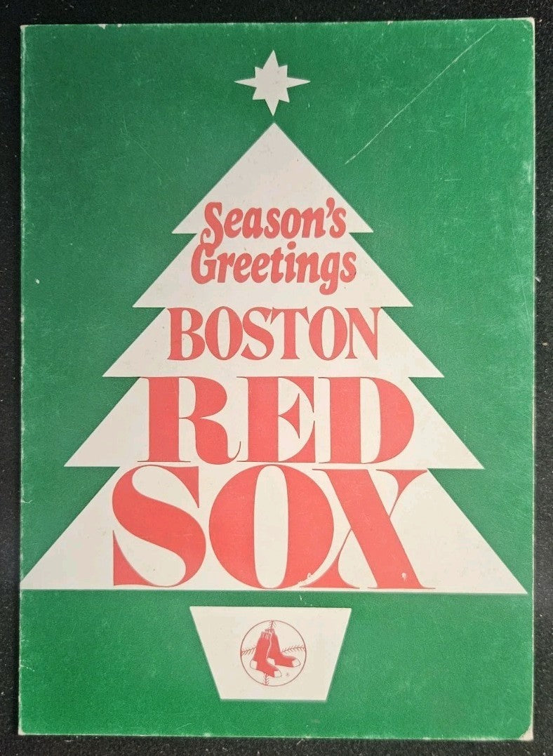 Boston Red Sox Team Christmas Card