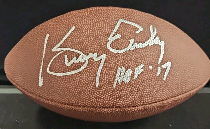 Kenny Easley Signed HOF Inscribed Wilson NFL Super Grip Football Schwartz COA