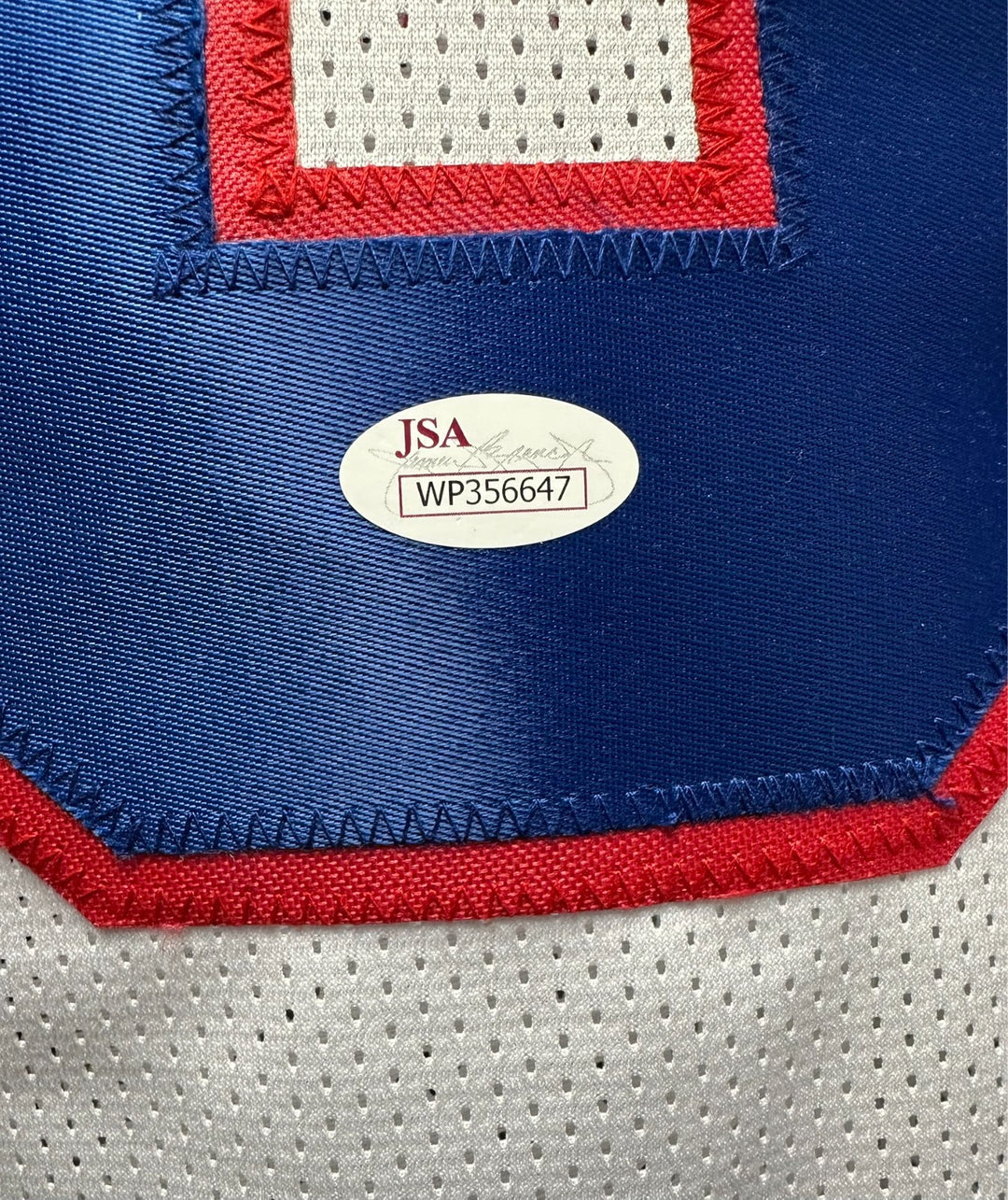 Andre Reed Autographed Buffalo Bills Custom Jersey NFL JSA W/ HOF 14