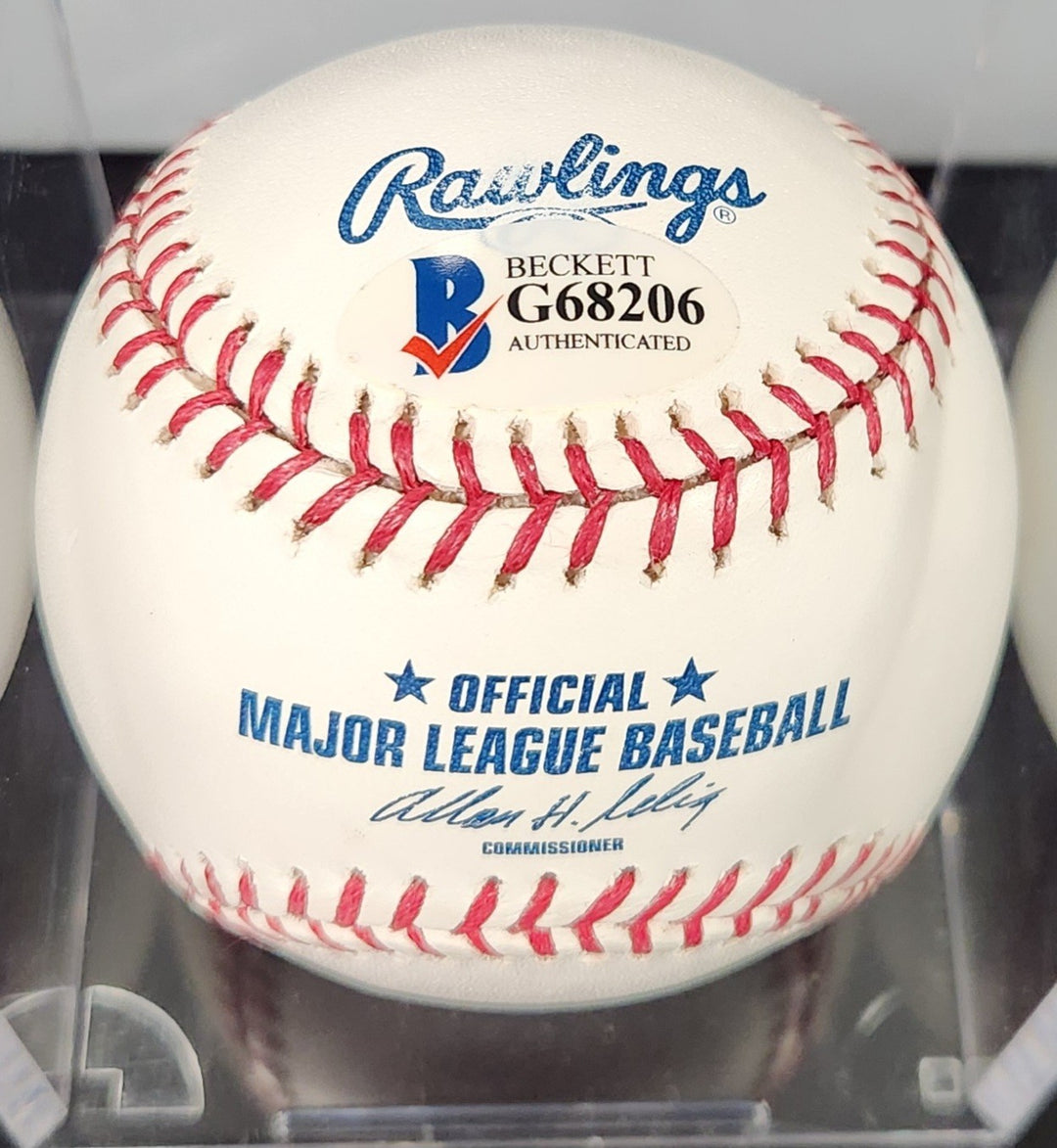 Ian Kinsler Autographed Major League Baseball Rangers Red Sox Tigers Beckett COA