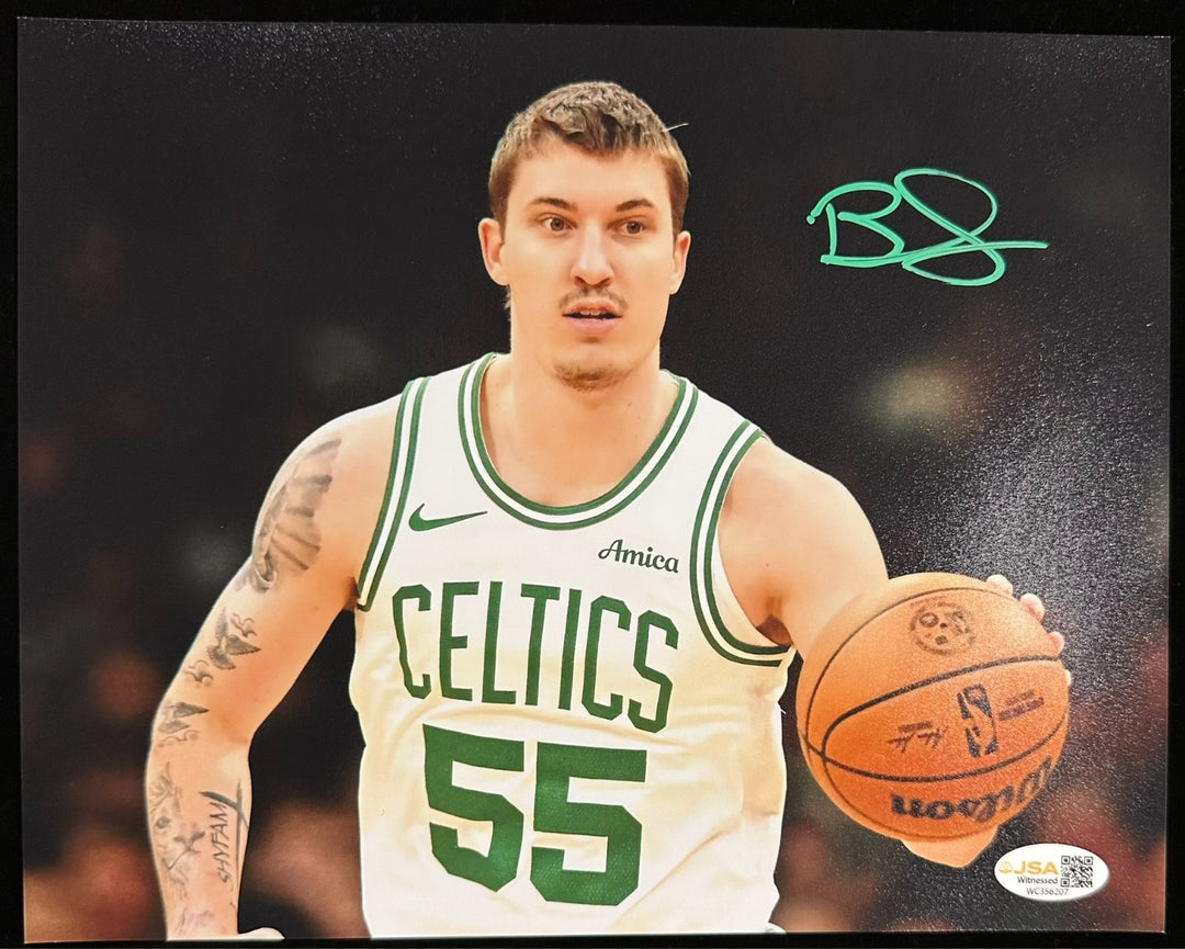 Baylor Scheierman Autographed 8x10 Photo Boston Celtics JSA