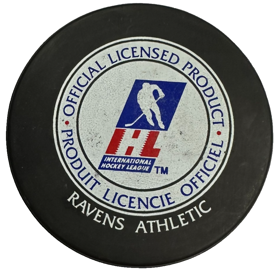 Vintage Chicago Wolves Official Hockey Puck IHL