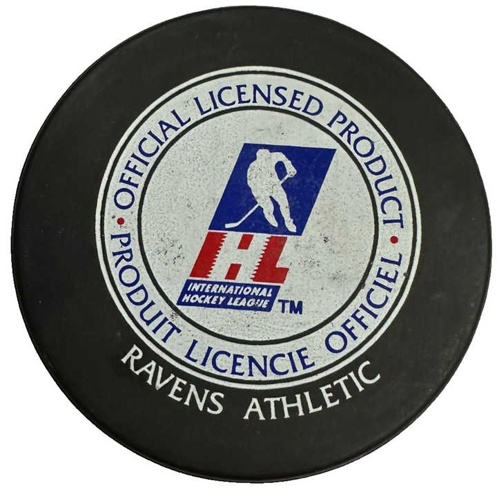 Vintage Chicago Wolves Official Hockey Puck IHL