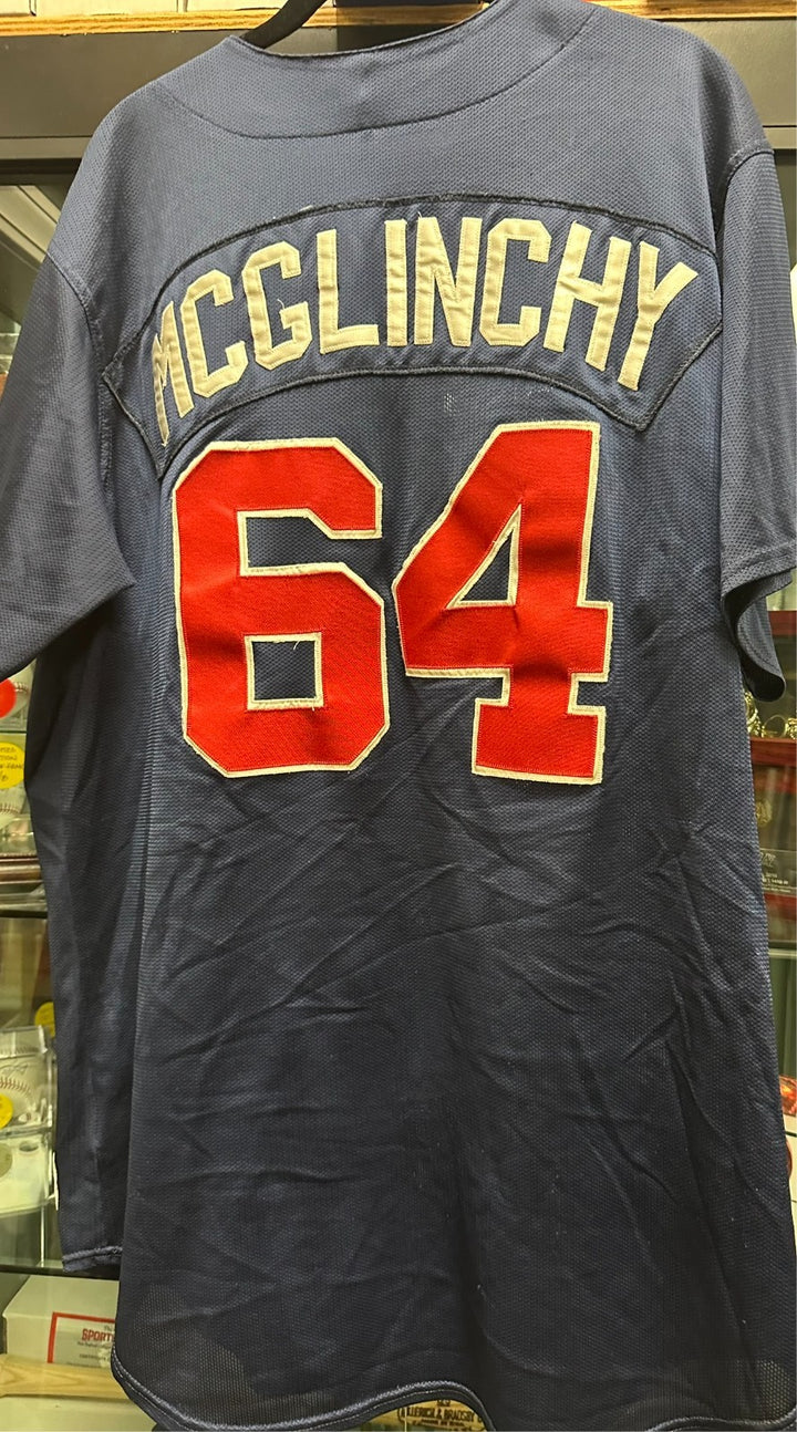 1999 Kevin McGlinchy Atlanta Braves Game Worn Spring Training Jersey