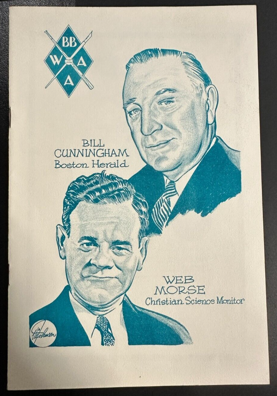 Jan 26, 1961 22nd Annual Baseball Writers Association America Dinner Program
