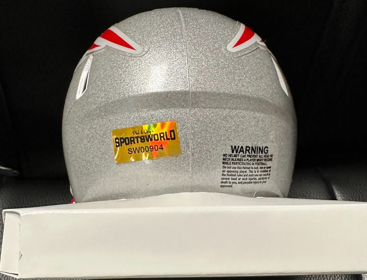 DeMario "Pop" Douglas Autographed New England Patriots Mini Helmet