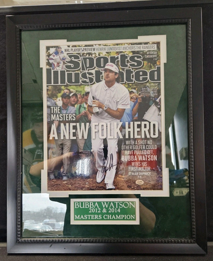 Bubba Watson Signed Framed 10x14 Sports Illustrated The Masters Photo SGC