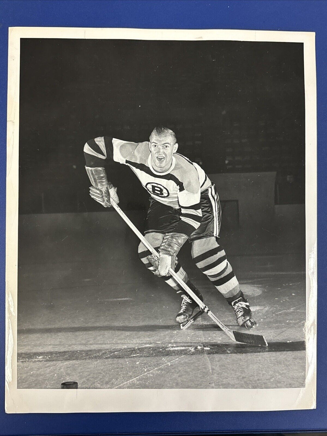 1950’s Dave Creighton Original Boston Bruins Team Photo 8x10