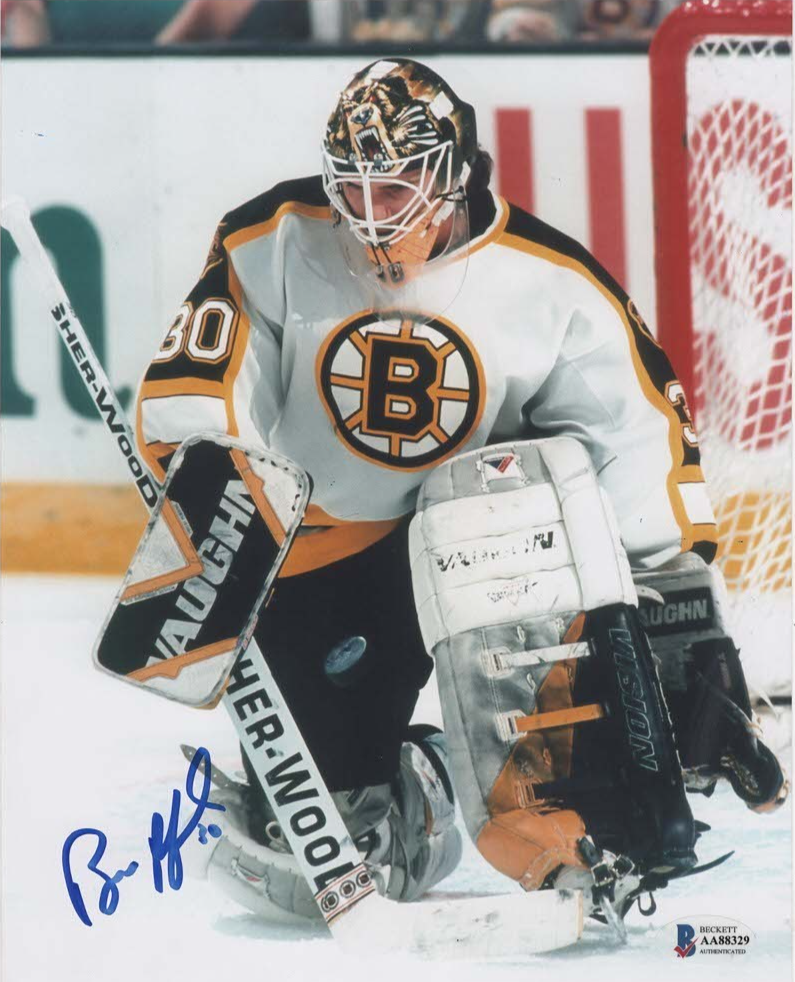 Bill Ranford Autographed 8x10 Photo Boston Bruins BAS NHL