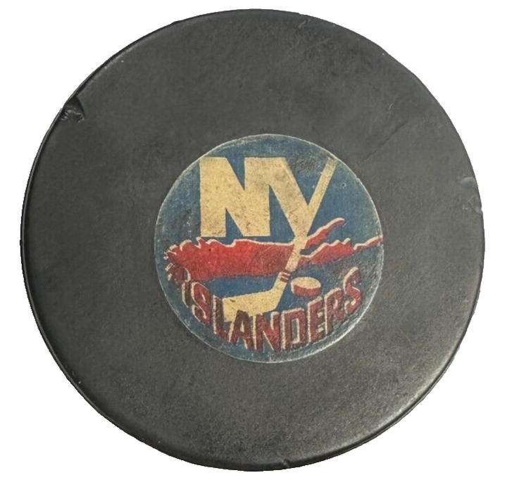 1972-77 New York Islanders Tyer Converse Official Game Used Puck NHL