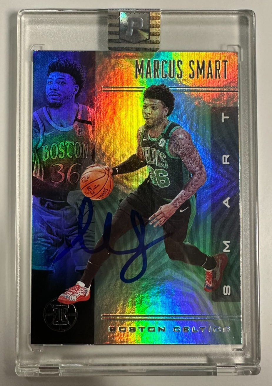 2019-20 Panini Illusions Marcus Smart Autographed Card #128 Celtics