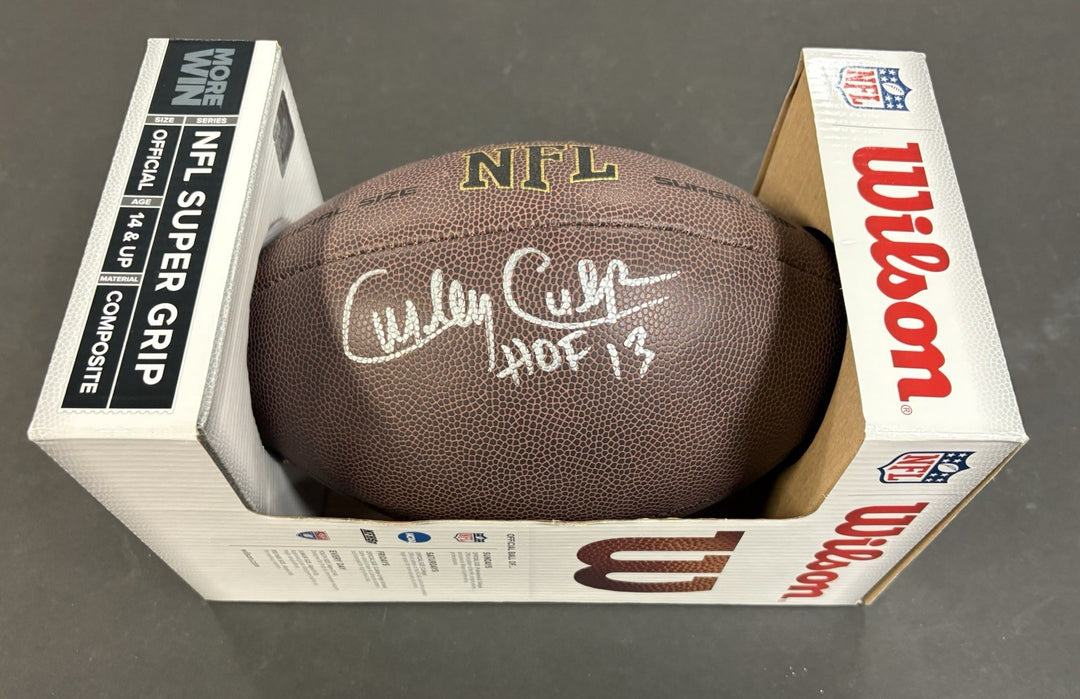 Curley Culp Signed Inscribed Football Hall Of Fame 2013 COA Houston Oilers