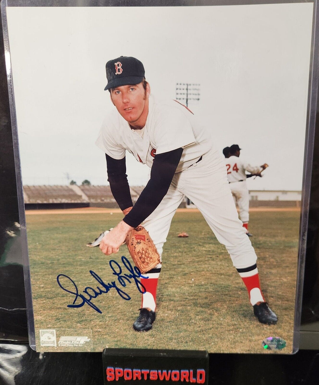 Sparky Lyle Signed 8x10 Photo Boston Red Sox New York Yankees Sure Shot COA