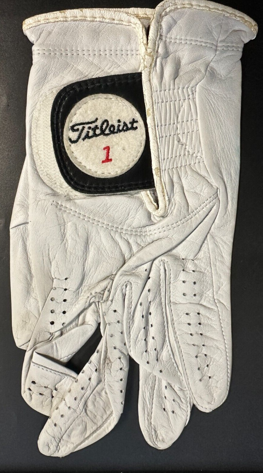 Ernie Ells Signed 2001 Bell South Classic Handbook & Practice Worn Golf Glove