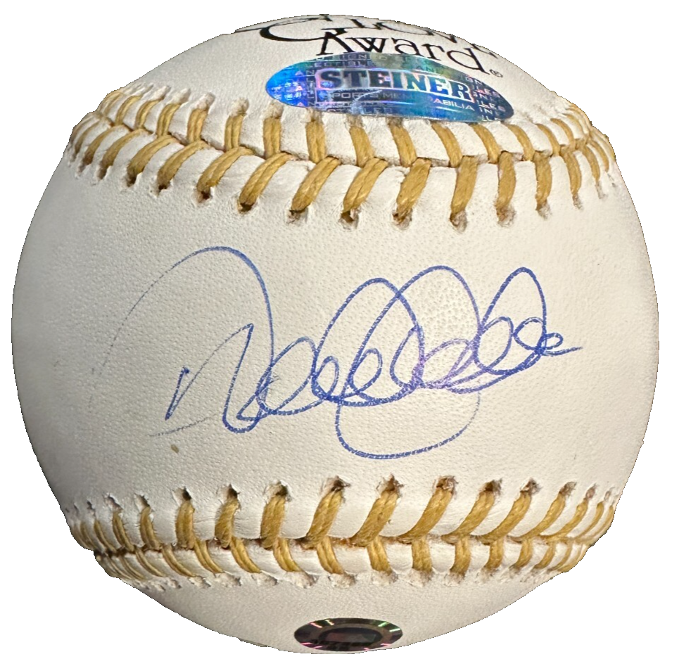 Derek Jeter Autographed Rawlings Gold Glove Baseball Steiner MLB Yankees