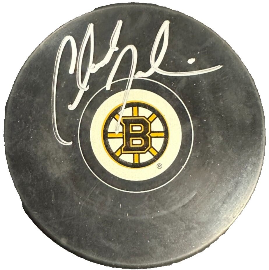Claude Julien Autographed Boston Bruins Hockey Puck NHL