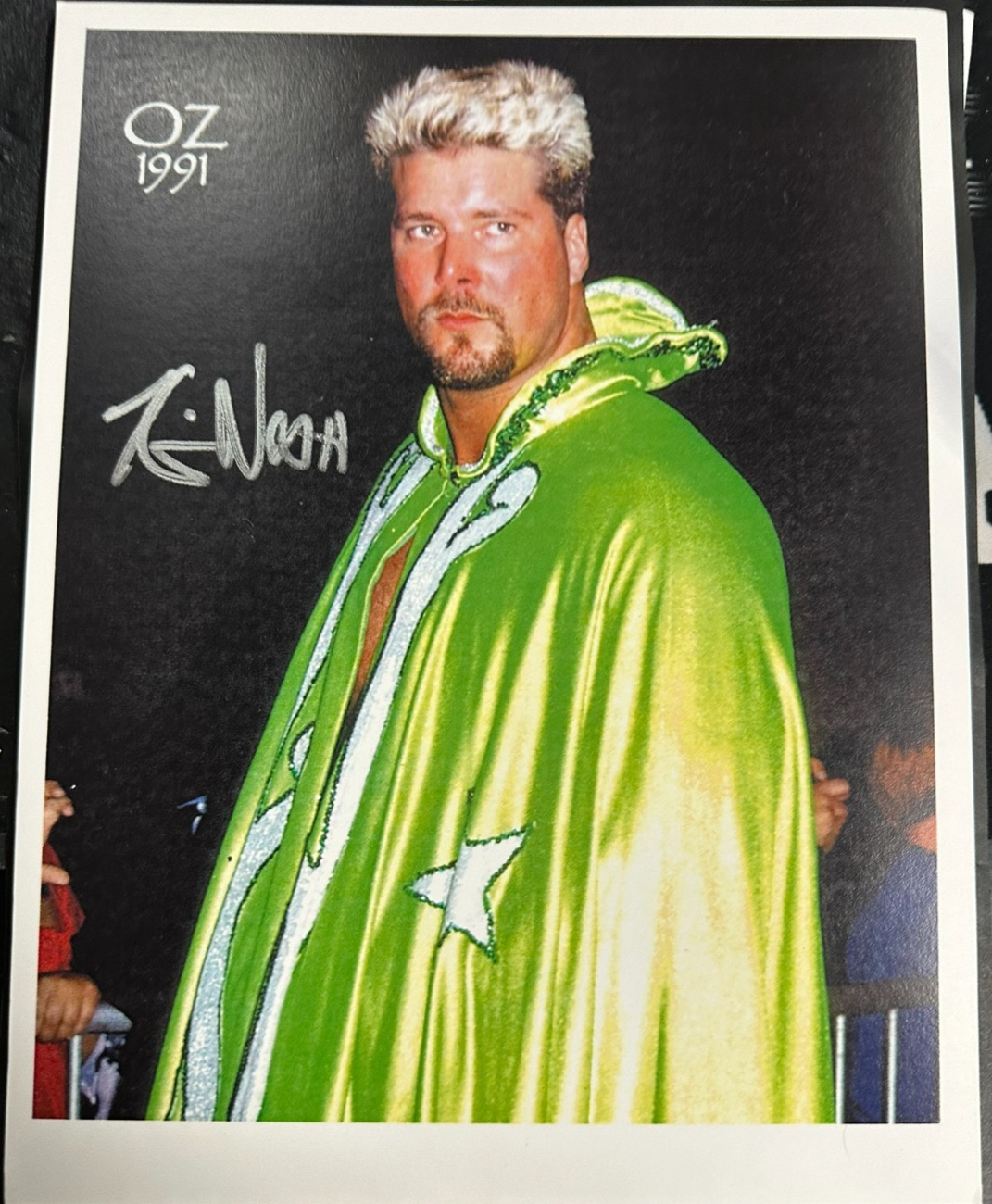 1991 Kevin Nash as OZ Autographed 8x10 Photo WCW