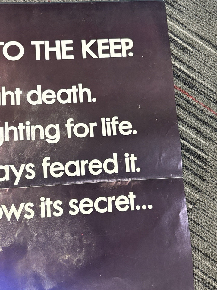 The Keep 27x41 Folded Original Movie Poster 1983 Scott Glenn Ian McKellen