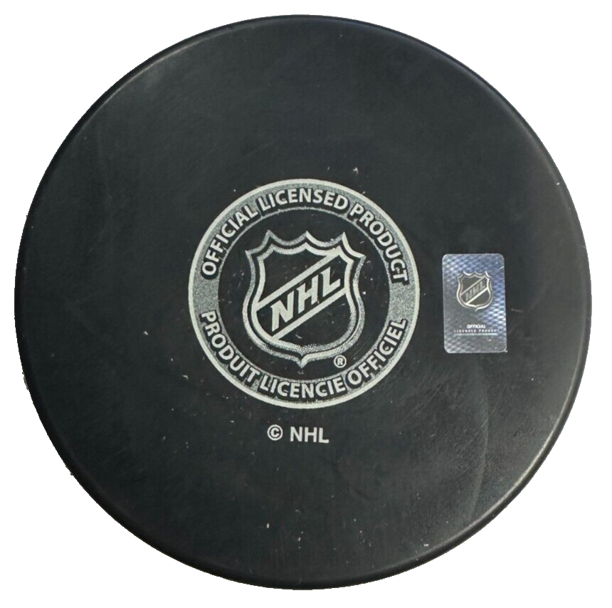 Doug Gibson Autographed Boston Bruins Hockey Puck BAS