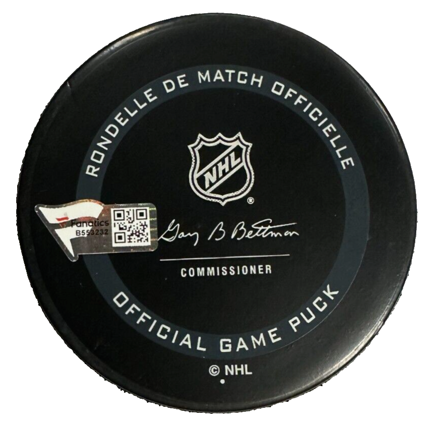 Charlie McAvoy Autographed Boston Bruins Official Game Puck Fanatics
