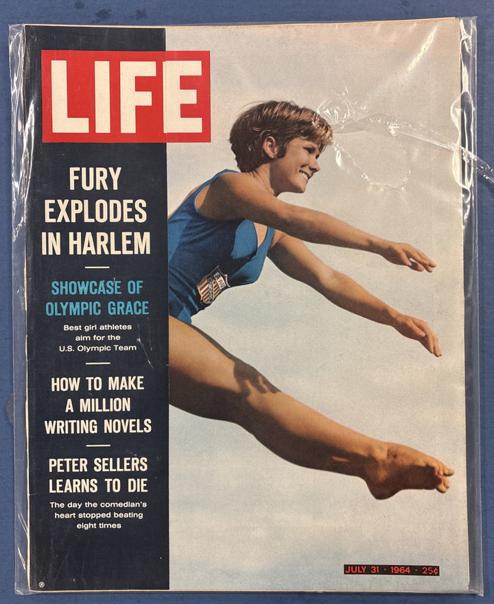 Life Magazine Showcase Of Olympic Grace & Fury Explodes In Harlem July 31 1964