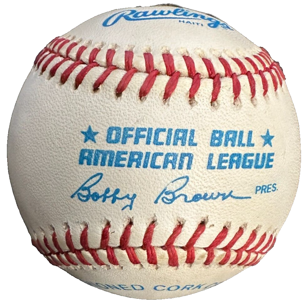 Luke Appling Autographed American League Baseball HOF BAS White Sox