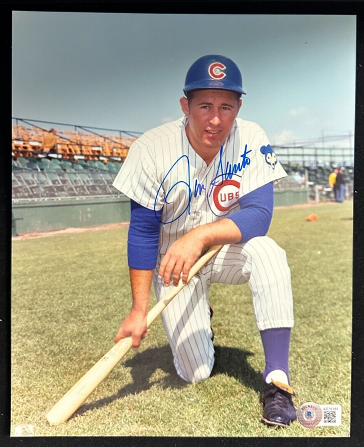 Ron Santo Autographed 8x10 Photo Chicago Cubs BAS