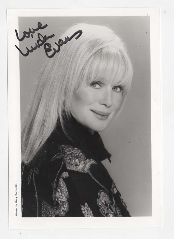 Linda Evans Autographed 5x7 Gary Bernstein Photo Dynasty Big Valley