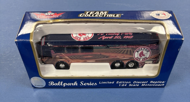 MLB Baseball White Rose DieCast Ballpark Series Boston Red Sox 1:64 Bus