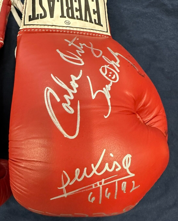 Norton Basillio Antuofermo Arquello Jofre Gavilan Griffith Signed Boxing Gloves