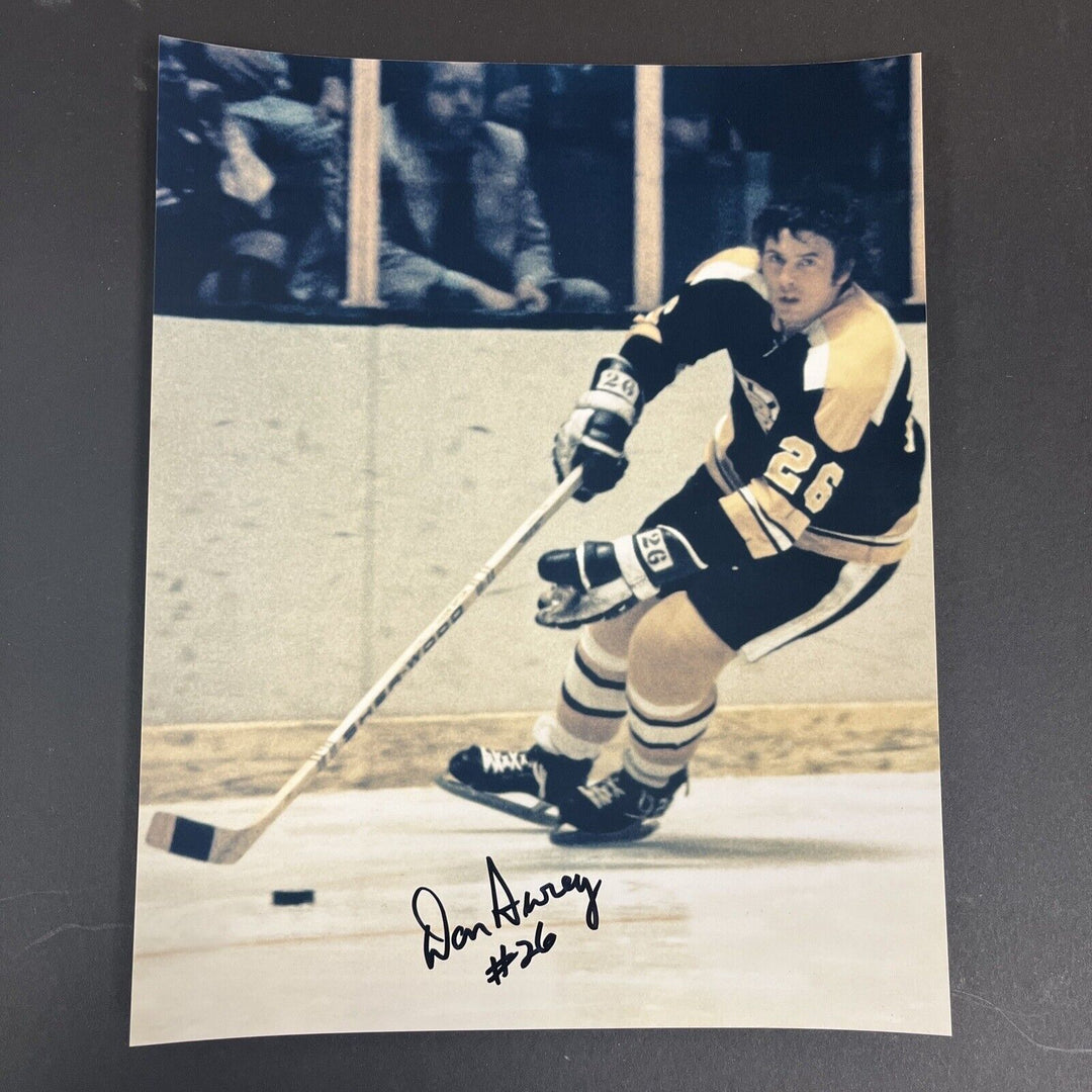 Don Awrey Signed 8x10 Boston Bruins Sportsworld