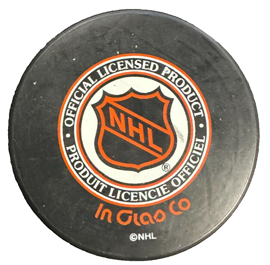 Forbes Kennedy Autographed Boston Bruins Hockey Puck NHL