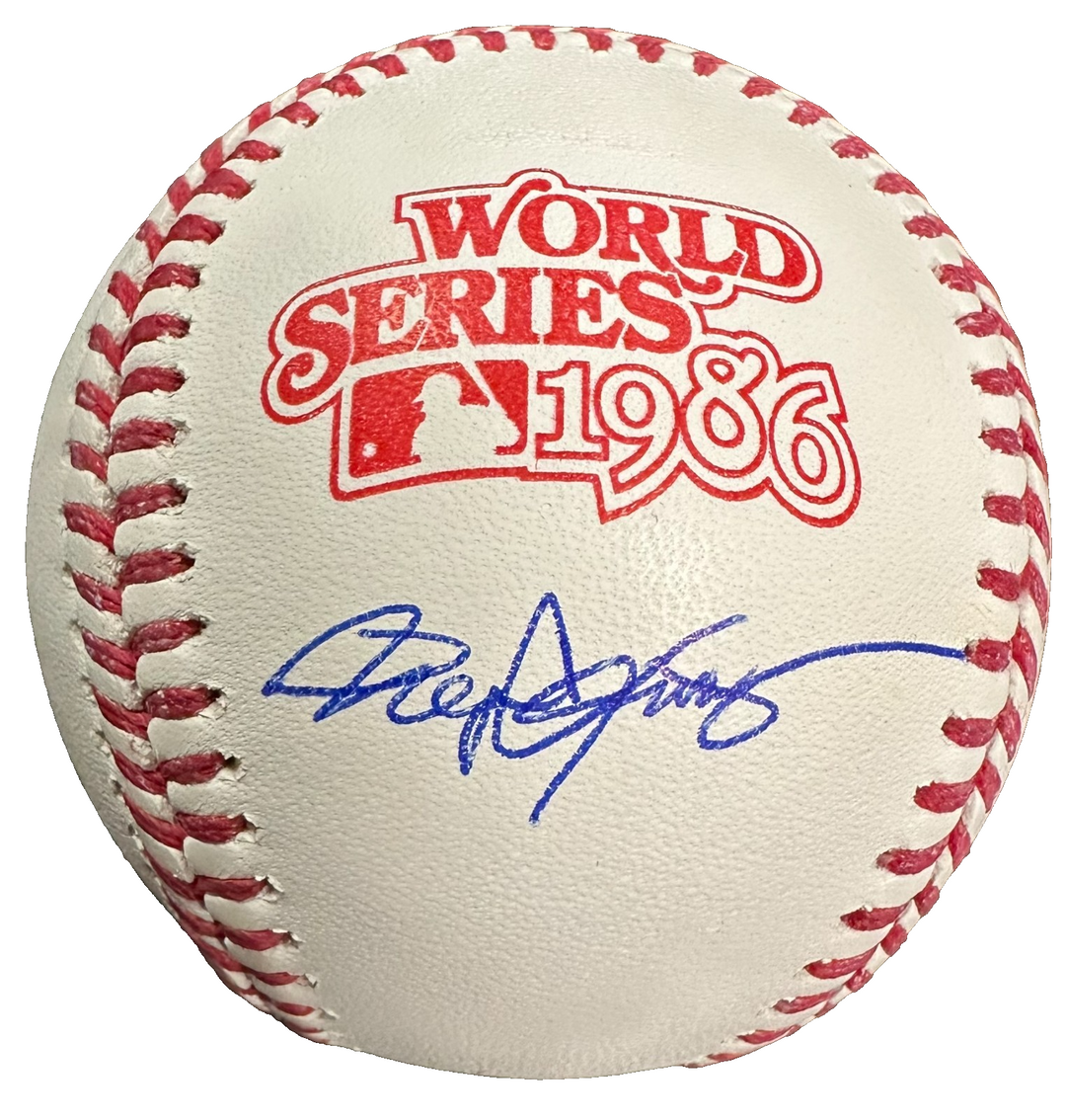 Roger Clemens Autographed 1986 World Series Baseball Boston Red Sox