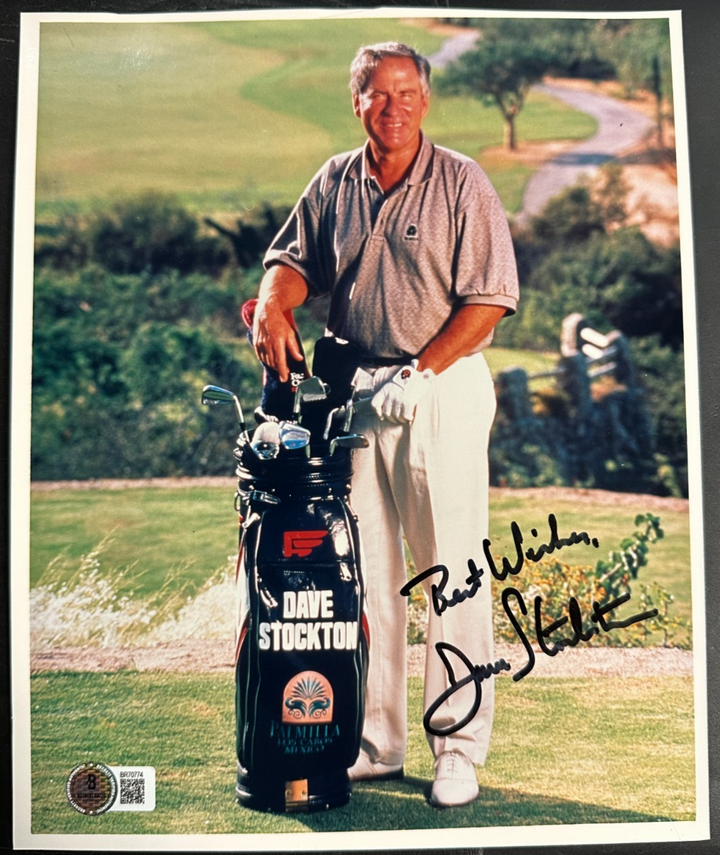 Doug Sanders Autographed 8x10 Photo PGA BAS "Peacock of the Fairways"