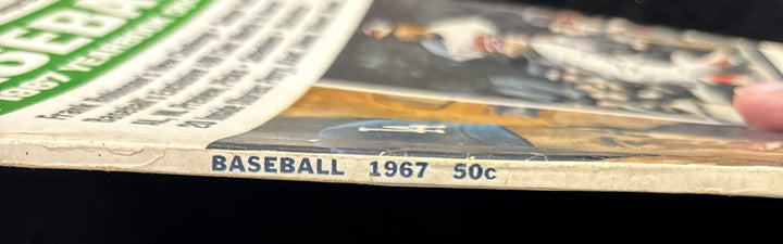 1967 Baseball Yearbook Magazine Sandy Koufax / Frank Robinson Cover