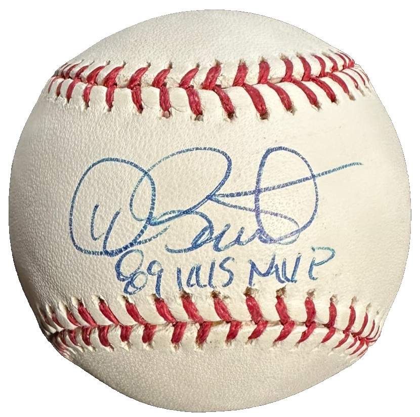 Dave Stewart Autographed Major League Baseball W/ 89 WS MVP Insc TRISTAR